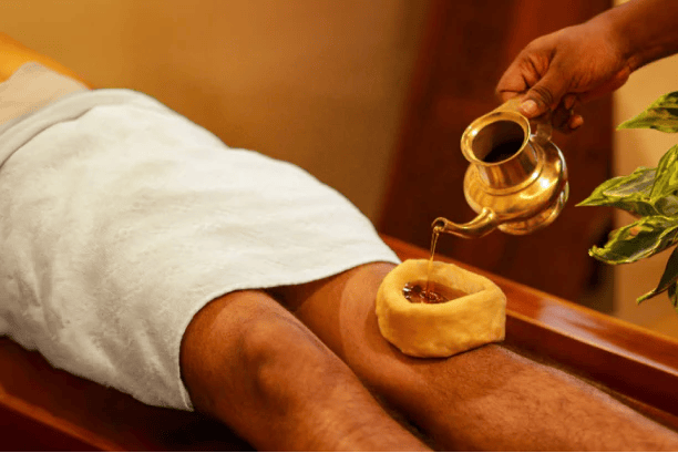 Jannu Basti therapy at D.G. PanchaKarma