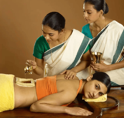 Kati Basti therapy at D.G. PanchaKarma